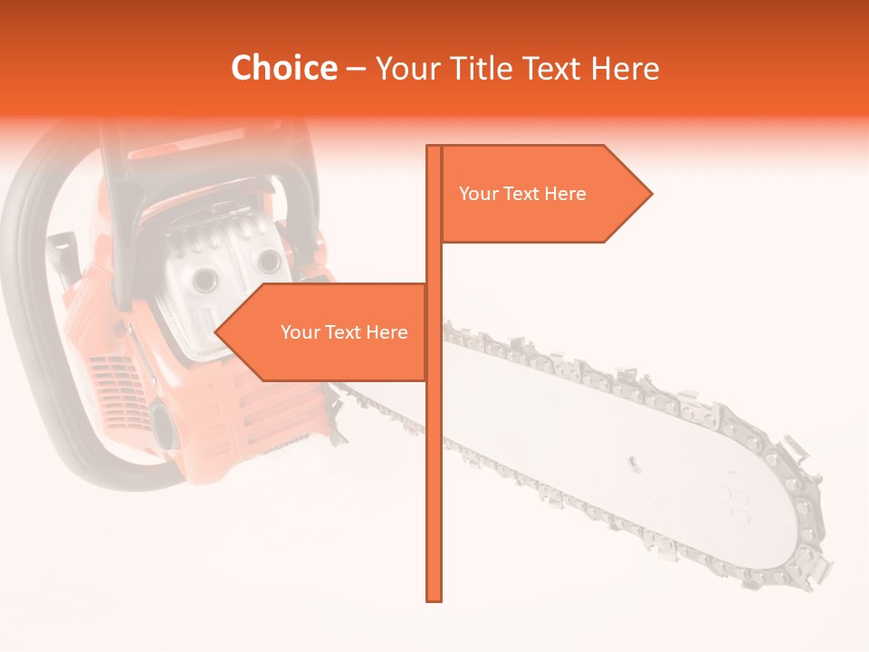 Wood Occupation Isolated PowerPoint Template