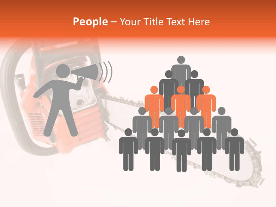 Wood Occupation Isolated PowerPoint Template