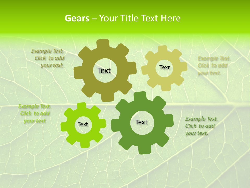 Horticulture Natural Wood PowerPoint Template