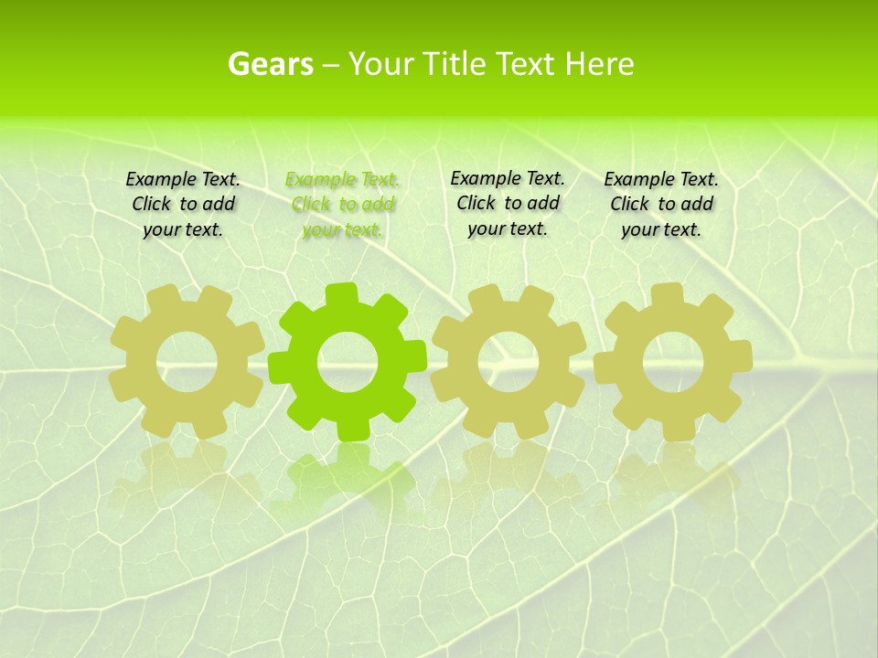 Horticulture Natural Wood PowerPoint Template