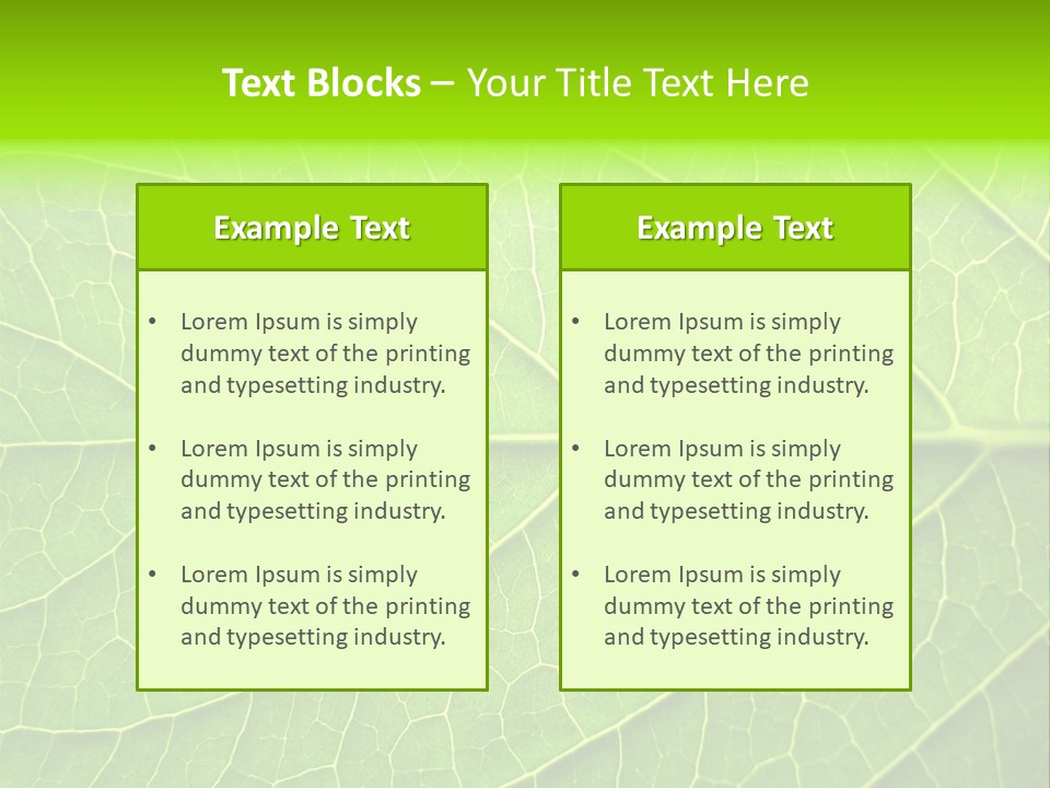 Horticulture Natural Wood PowerPoint Template