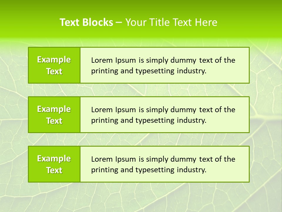 Horticulture Natural Wood PowerPoint Template