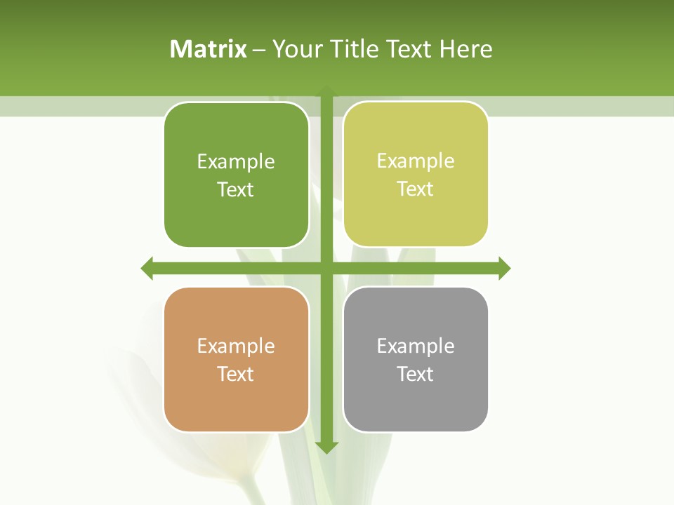 Green Bud Perspective PowerPoint Template