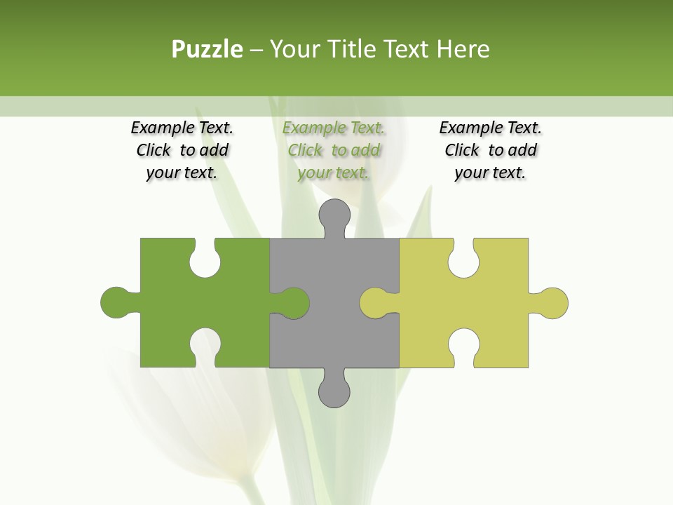 Green Bud Perspective PowerPoint Template