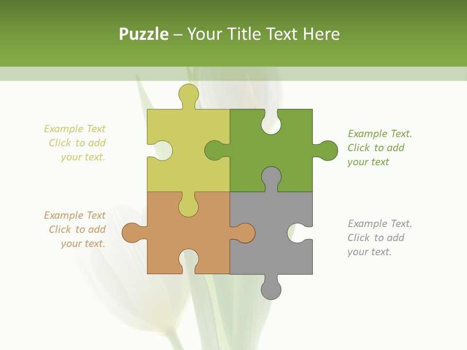 Green Bud Perspective PowerPoint Template