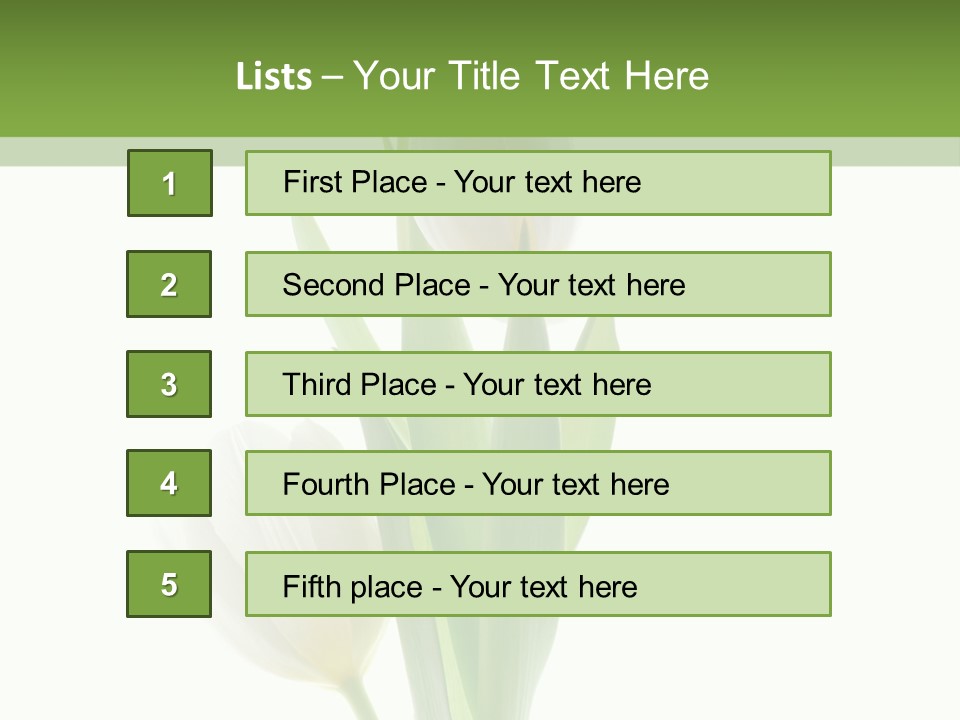 Green Bud Perspective PowerPoint Template