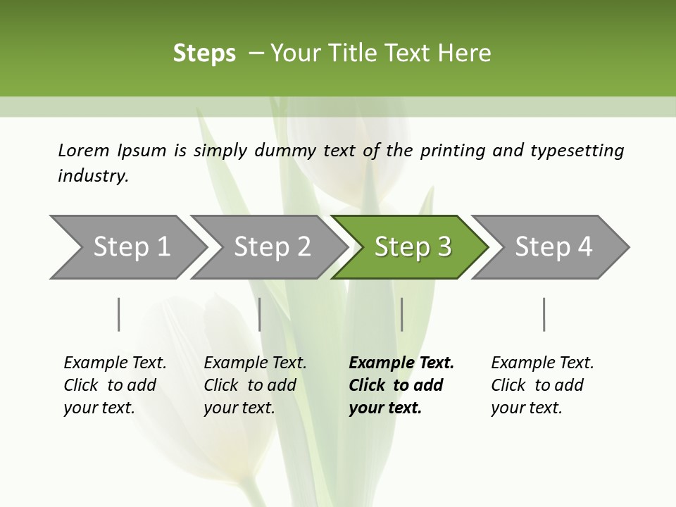 Green Bud Perspective PowerPoint Template