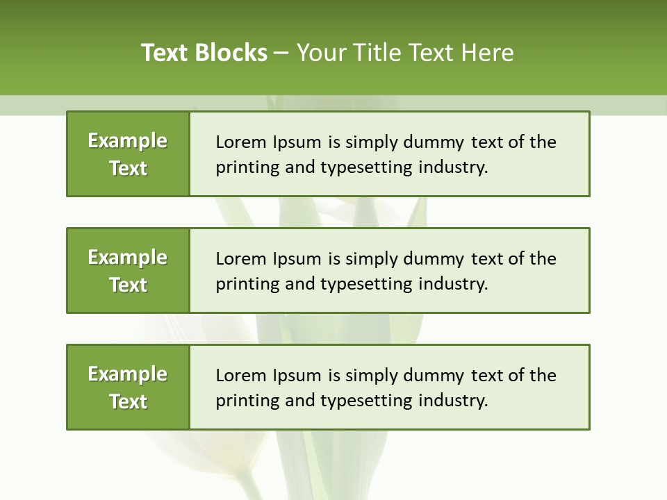 Green Bud Perspective PowerPoint Template