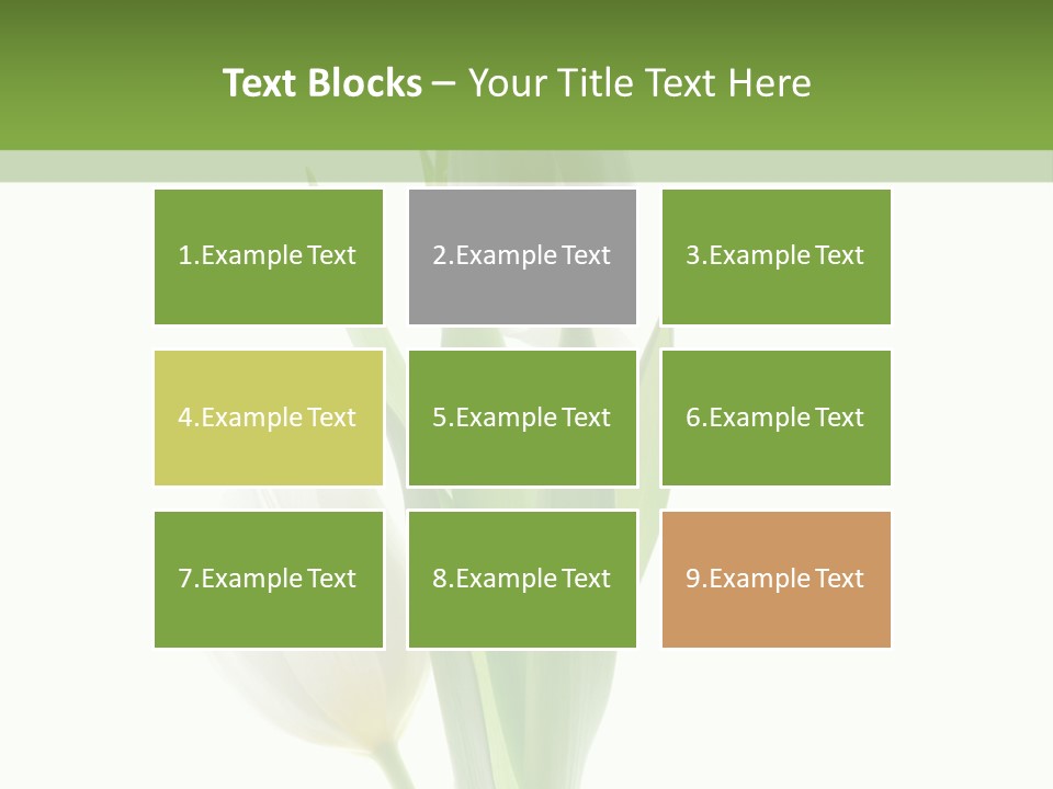 Green Bud Perspective PowerPoint Template