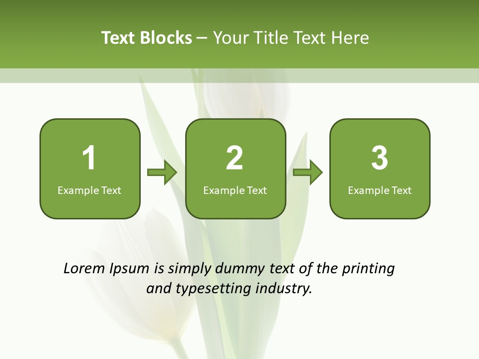 Green Bud Perspective PowerPoint Template