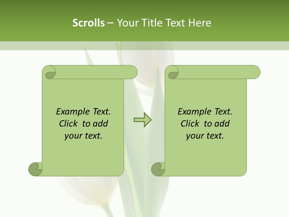 Green Bud Perspective PowerPoint Template