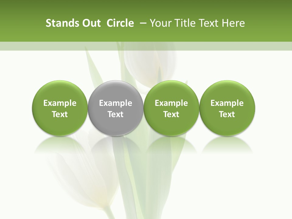 Green Bud Perspective PowerPoint Template