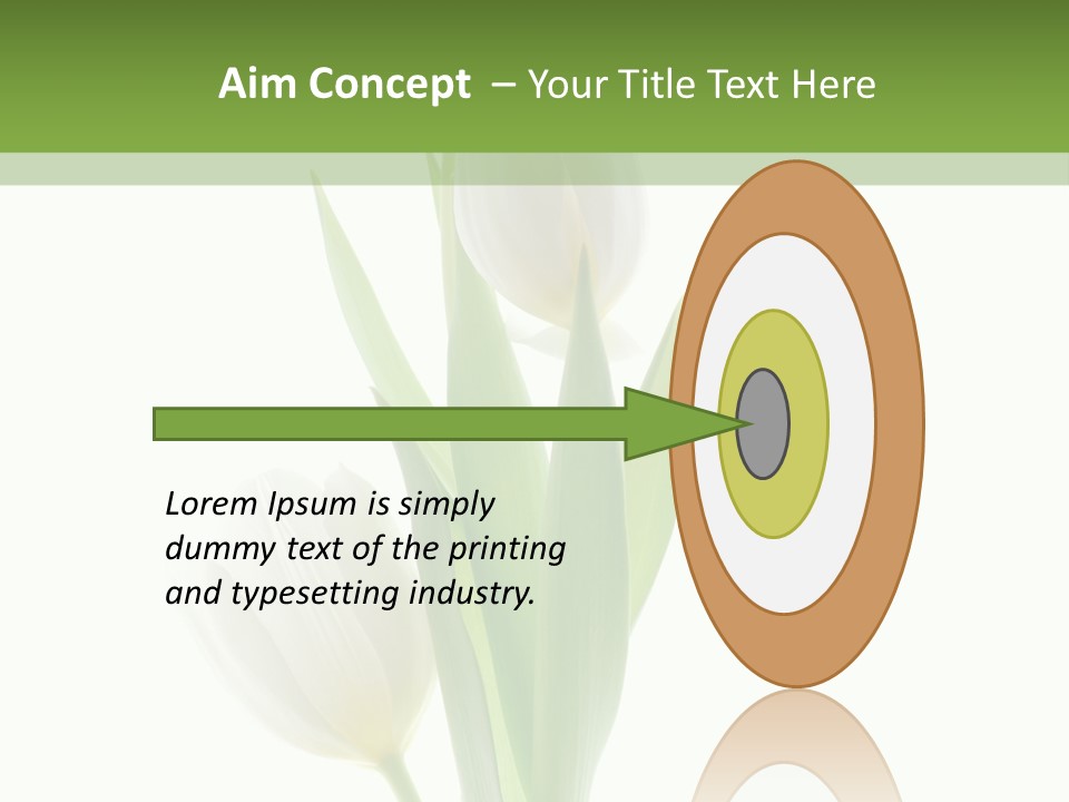 Green Bud Perspective PowerPoint Template