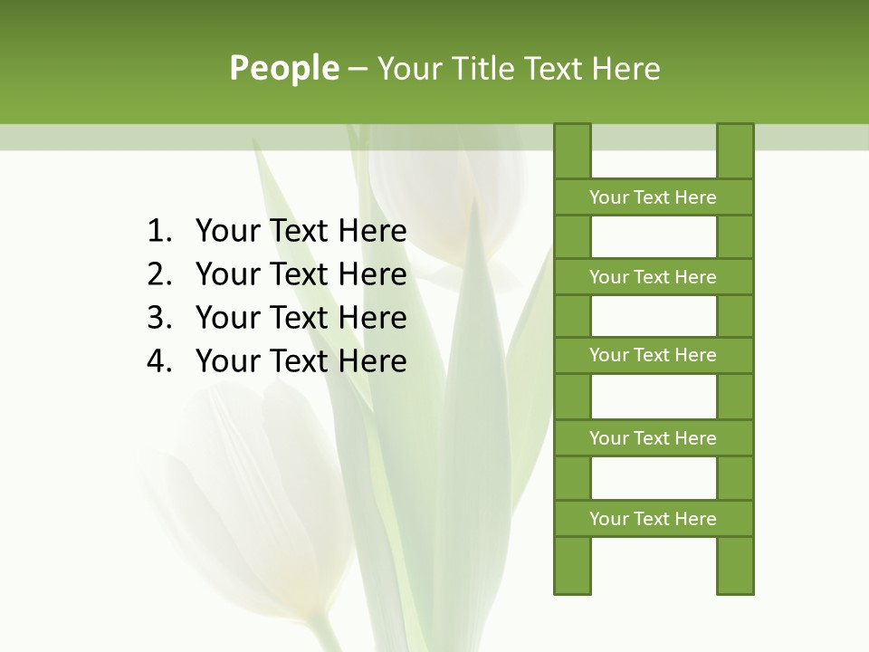 Green Bud Perspective PowerPoint Template