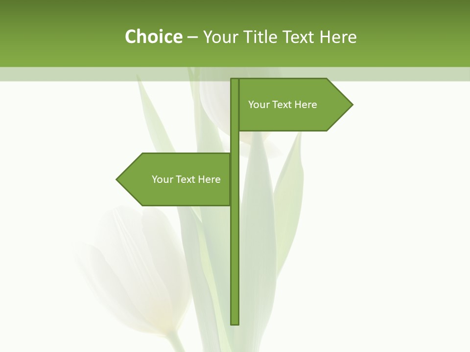 Green Bud Perspective PowerPoint Template
