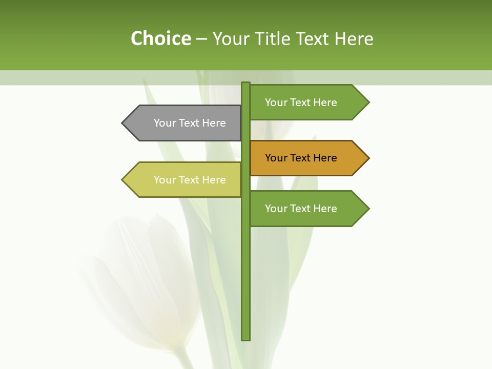 Green Bud Perspective PowerPoint Template