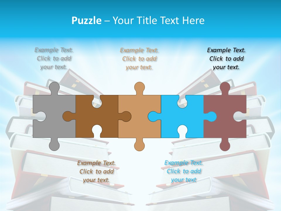 Object Textbook Literature PowerPoint Template