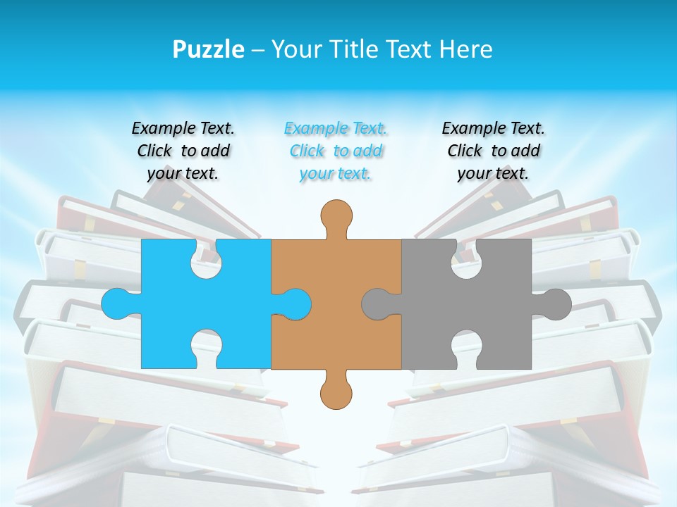 Object Textbook Literature PowerPoint Template