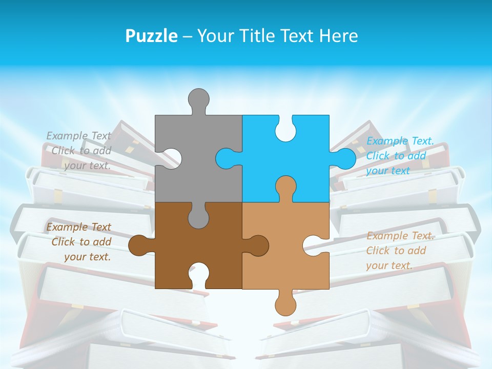 Object Textbook Literature PowerPoint Template