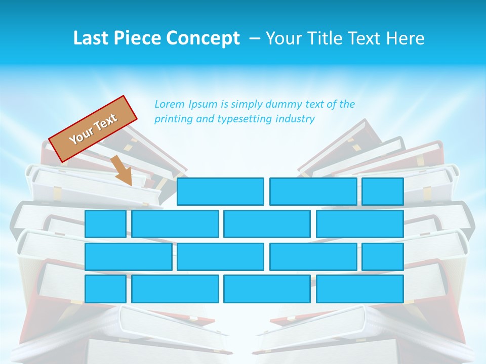 Object Textbook Literature PowerPoint Template