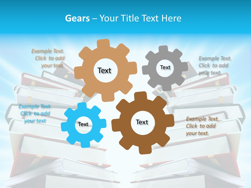 Object Textbook Literature PowerPoint Template