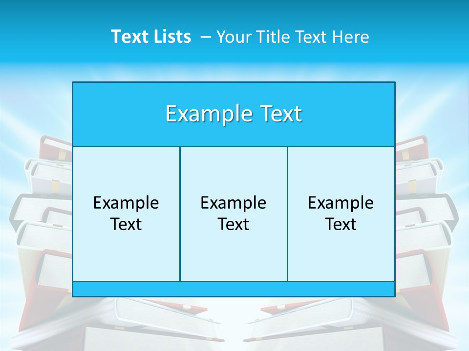 Object Textbook Literature PowerPoint Template