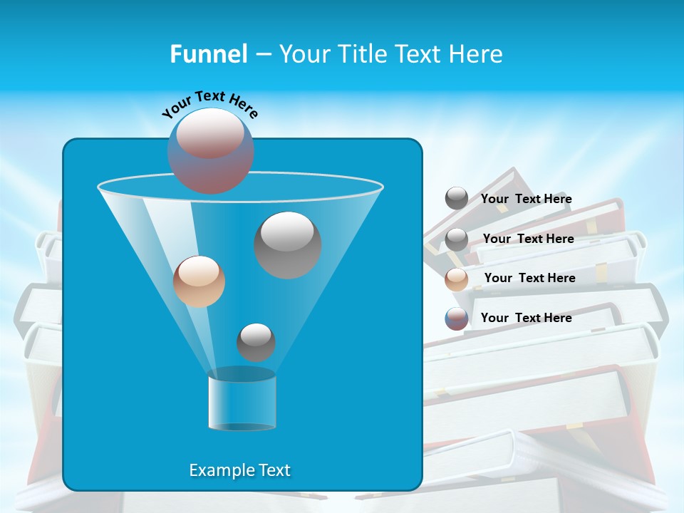 Object Textbook Literature PowerPoint Template