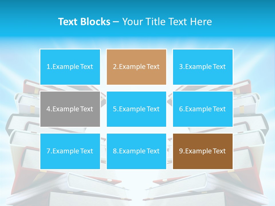Object Textbook Literature PowerPoint Template