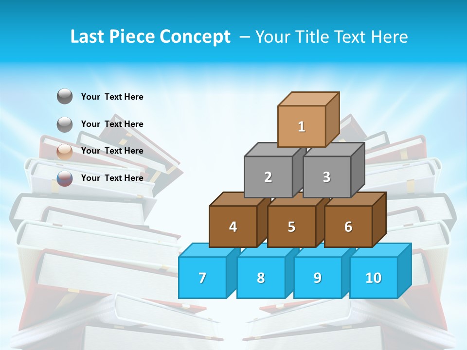 Object Textbook Literature PowerPoint Template