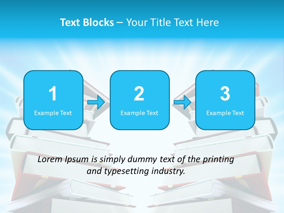 Object Textbook Literature PowerPoint Template