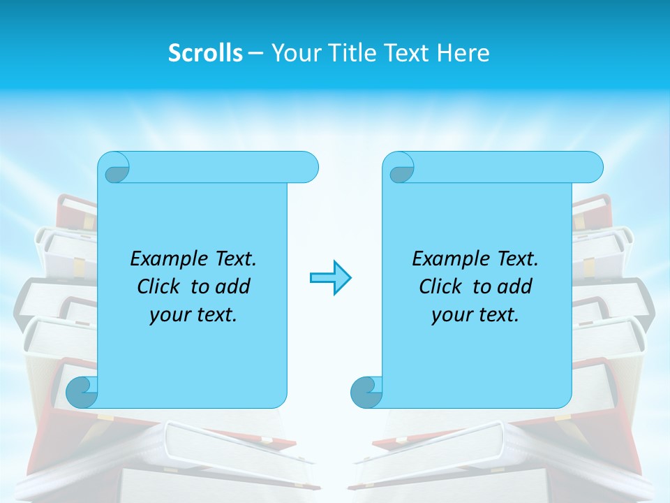 Object Textbook Literature PowerPoint Template