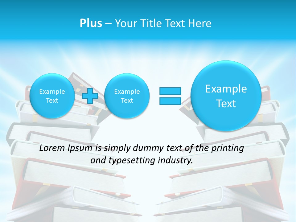 Object Textbook Literature PowerPoint Template
