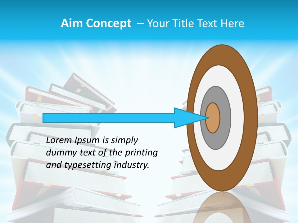 Object Textbook Literature PowerPoint Template