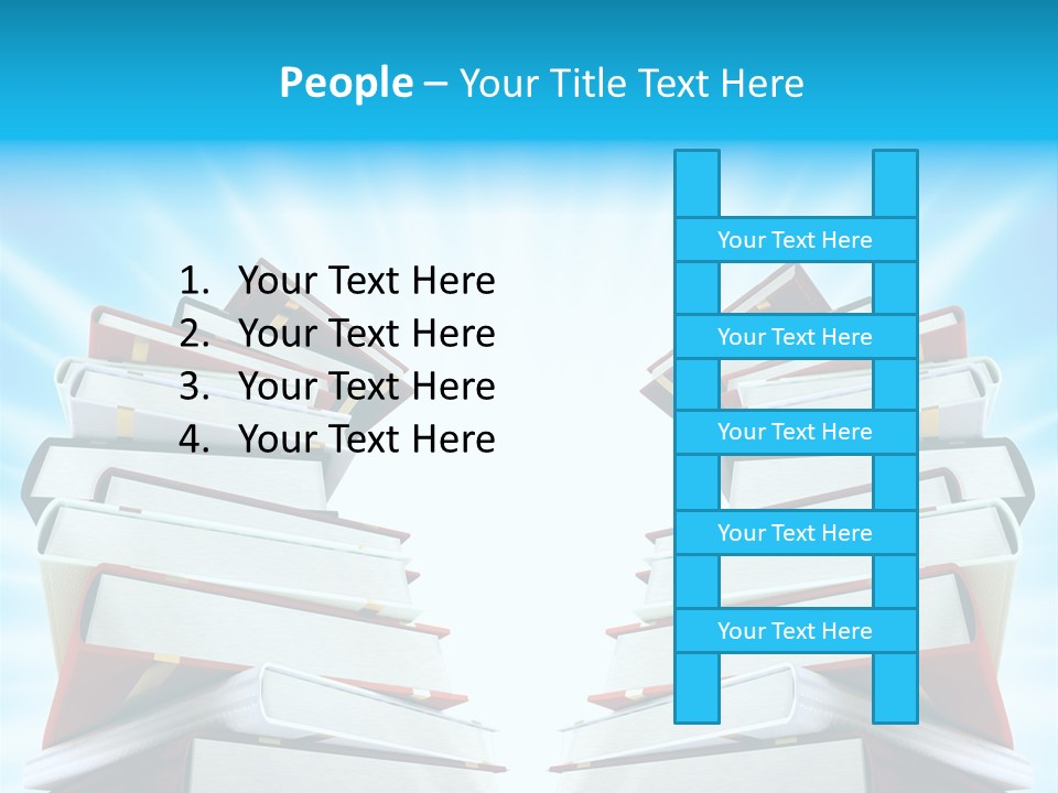 Object Textbook Literature PowerPoint Template