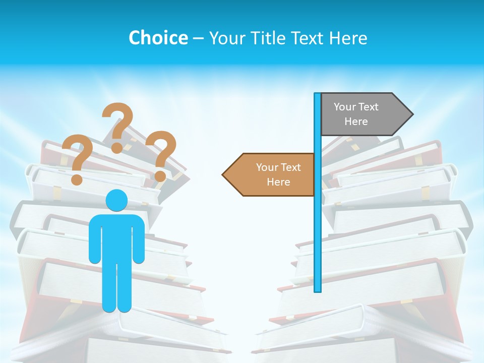 Object Textbook Literature PowerPoint Template