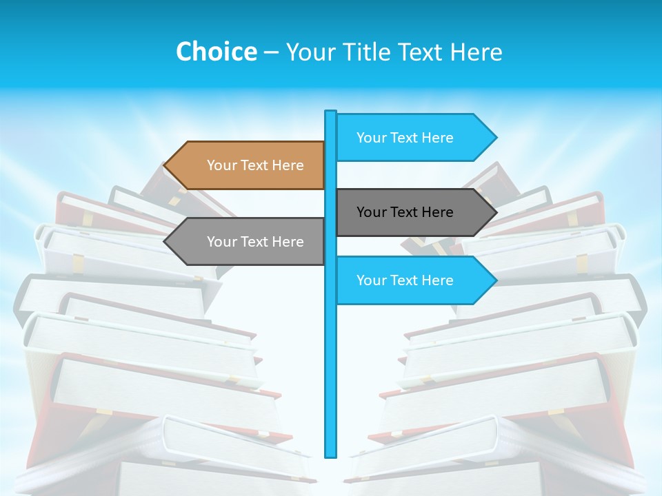 Object Textbook Literature PowerPoint Template