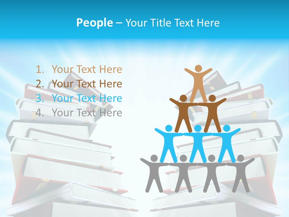 Object Textbook Literature PowerPoint Template