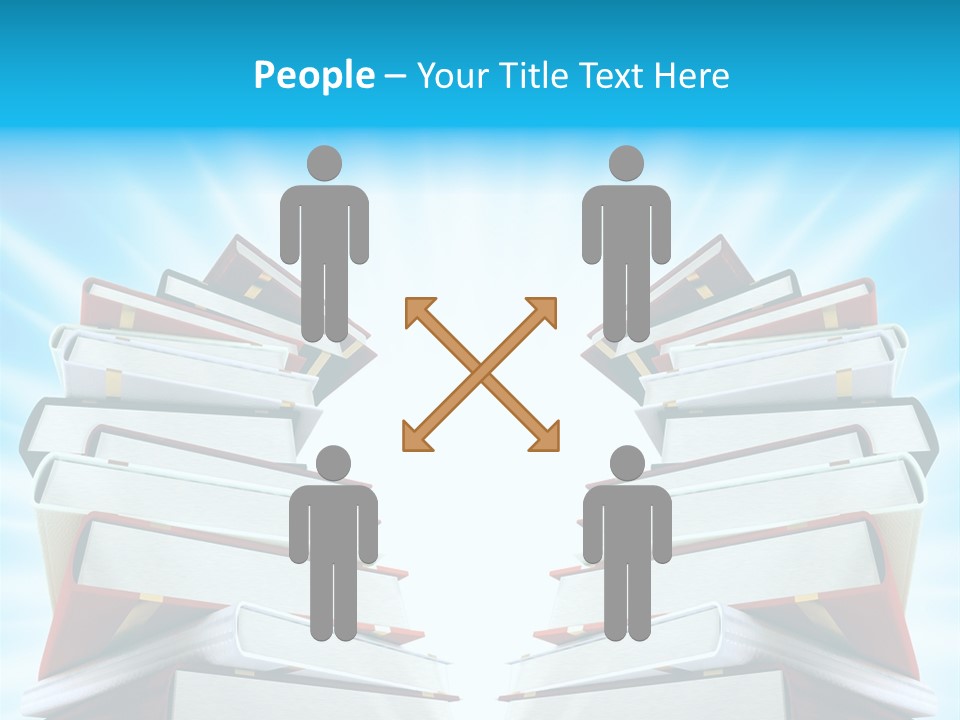 Object Textbook Literature PowerPoint Template