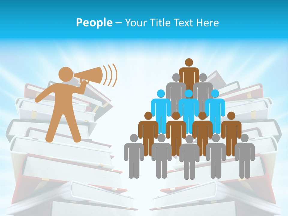 Object Textbook Literature PowerPoint Template