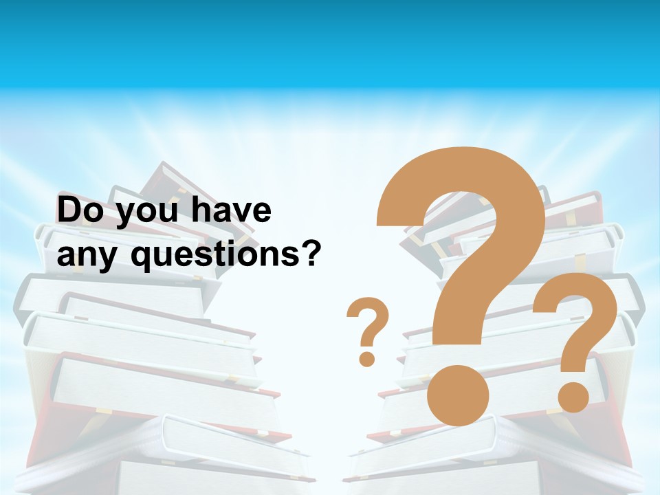 Object Textbook Literature PowerPoint Template