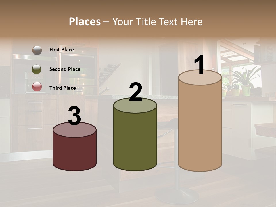 Live Cuisine Chair PowerPoint Template