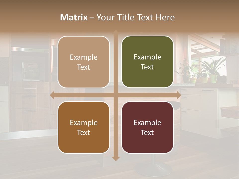 Live Cuisine Chair PowerPoint Template