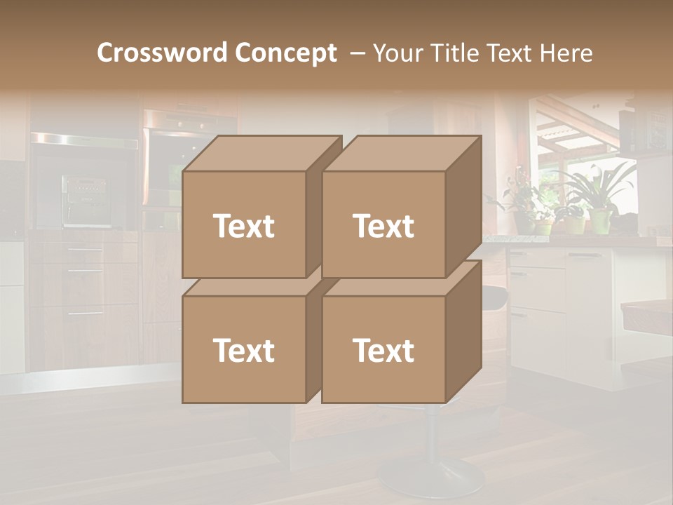 Live Cuisine Chair PowerPoint Template
