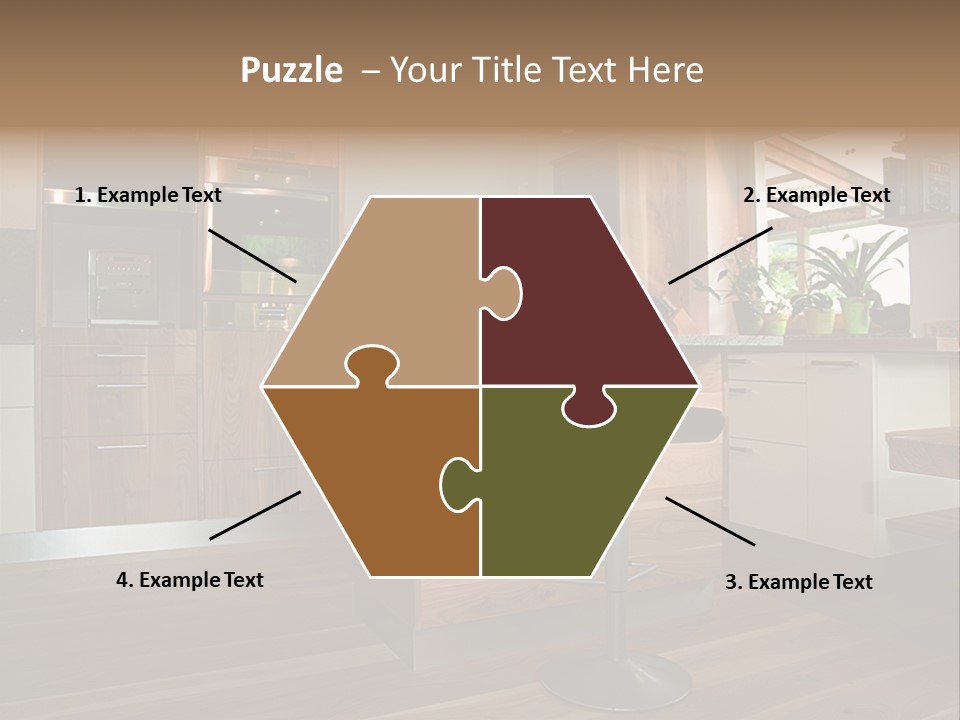 Live Cuisine Chair PowerPoint Template