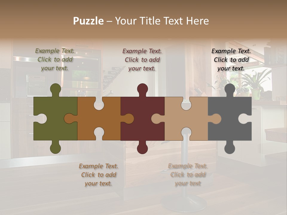 Live Cuisine Chair PowerPoint Template