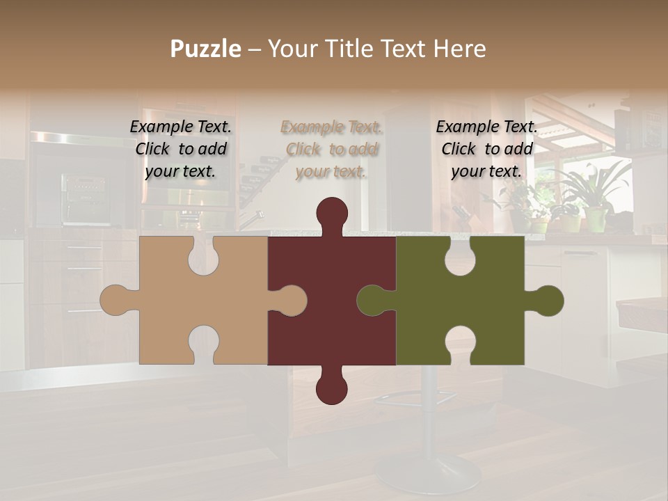 Live Cuisine Chair PowerPoint Template