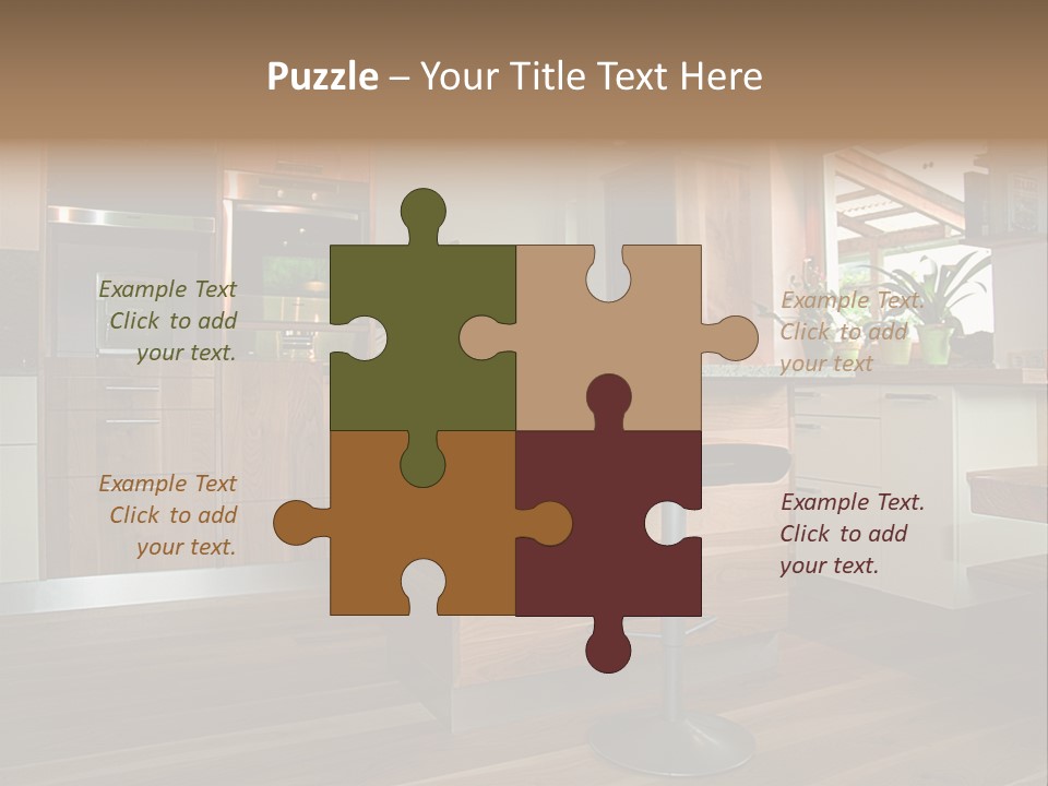 Live Cuisine Chair PowerPoint Template