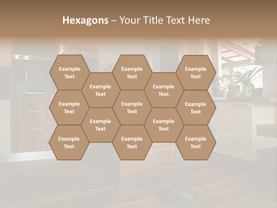 Live Cuisine Chair PowerPoint Template