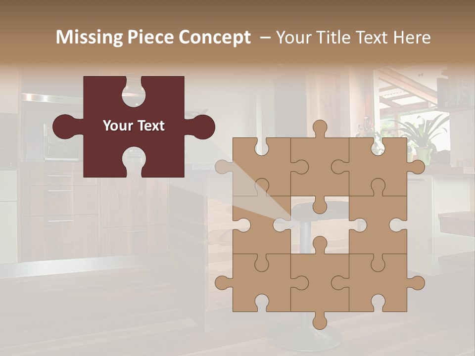 Live Cuisine Chair PowerPoint Template