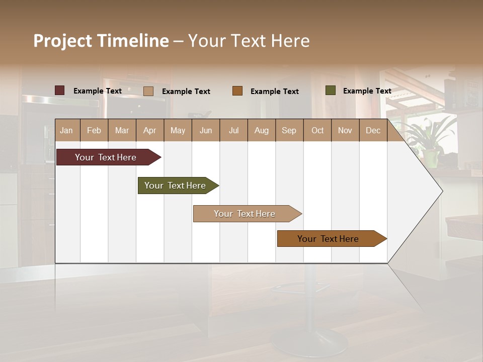 Live Cuisine Chair PowerPoint Template